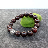 Natural Sandalwood Tibetan OM Bracelet