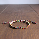 HANDMADE KNOTS LUCKY ROPE BRACELET ( 7 Colors Holy Light of Buddha )