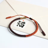 HANDMADE KNOTS LUCKY ROPE BRACELET ( Dharma )