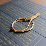 Tibetan Copper Beads Lucky Rope bracelet