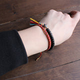 Tibetan Buddhist Hand braided Lucky knots bracelet