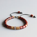 Mantra charm with lucky cross Bracelet