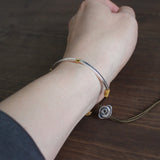 Tibetan buddhist blessed Silver bracelet