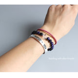 HANDMADE KNOTS LUCKY ROPE BRACELET ( Happiness )