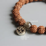 Yoga OM Rudraksha Bracelet