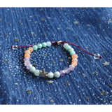 Crown Natural Gemstone Chakra Bracelet