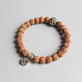 Yoga OM Rudraksha Bracelet