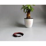 Ethnic Natural Red Sandalwood & Coconut Shell Bracelet