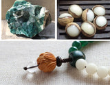 Green Agate & Pure quartz Bracelet