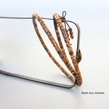 108 Natural Tiger Skin Bracelet/Necklace
