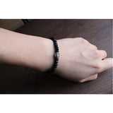 Handmade Black Agate Bracelet