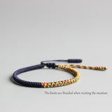 HANDMADE KNOTS LUCKY ROPE BRACELET ( Peace )