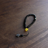 Buddhist Blessed Black Agate Bracelet