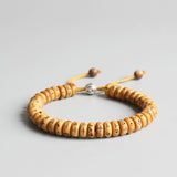 Retro Cross Yak Bone Tibet Hand Braided Bracelet