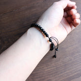 Handmade Black Agate Bracelet