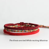 HANDMADE KNOTS LUCKY ROPE BRACELET ( Protection )