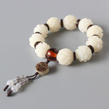 Lotus Flower With Lampwork Bracelet