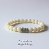 WHITE TIBETAN BRACELET